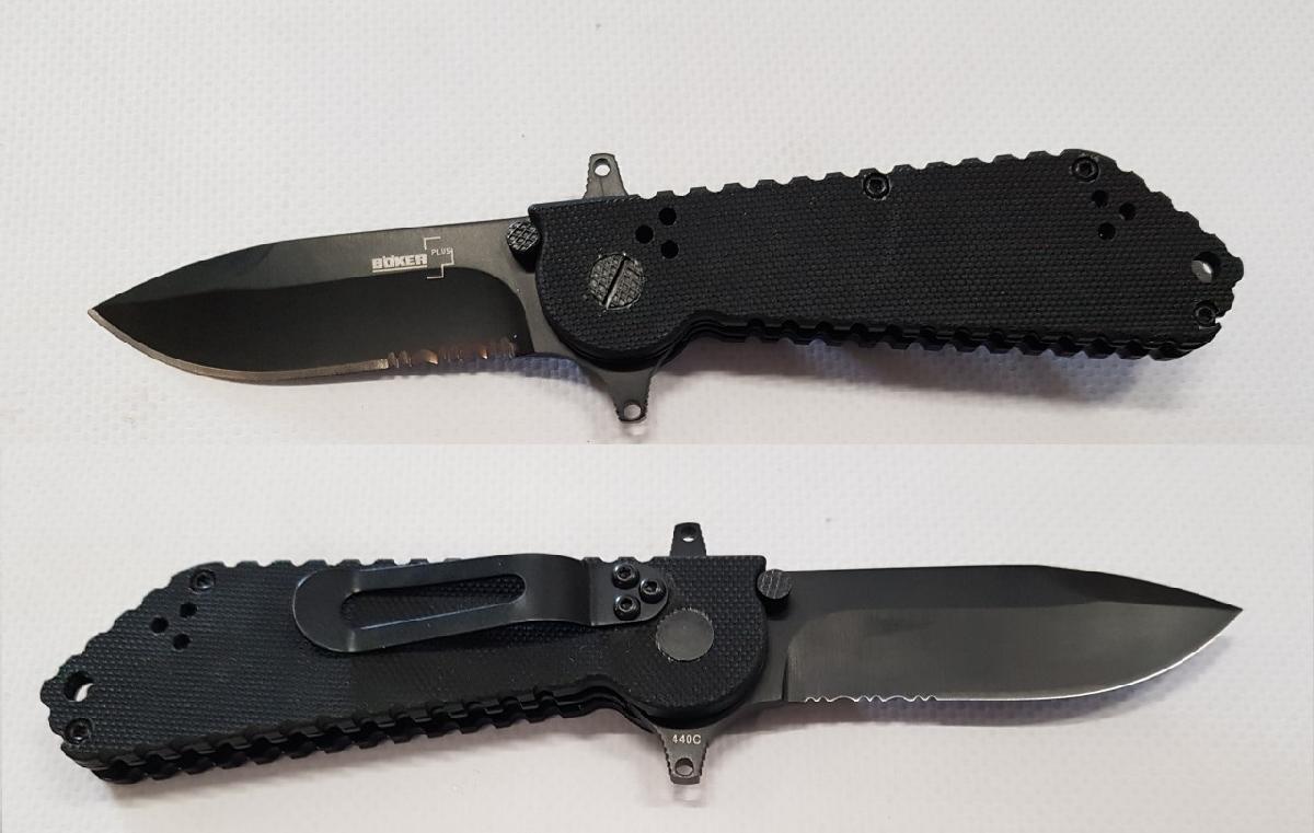 Strider Design Vouwmes G10 Zwart-3014-a